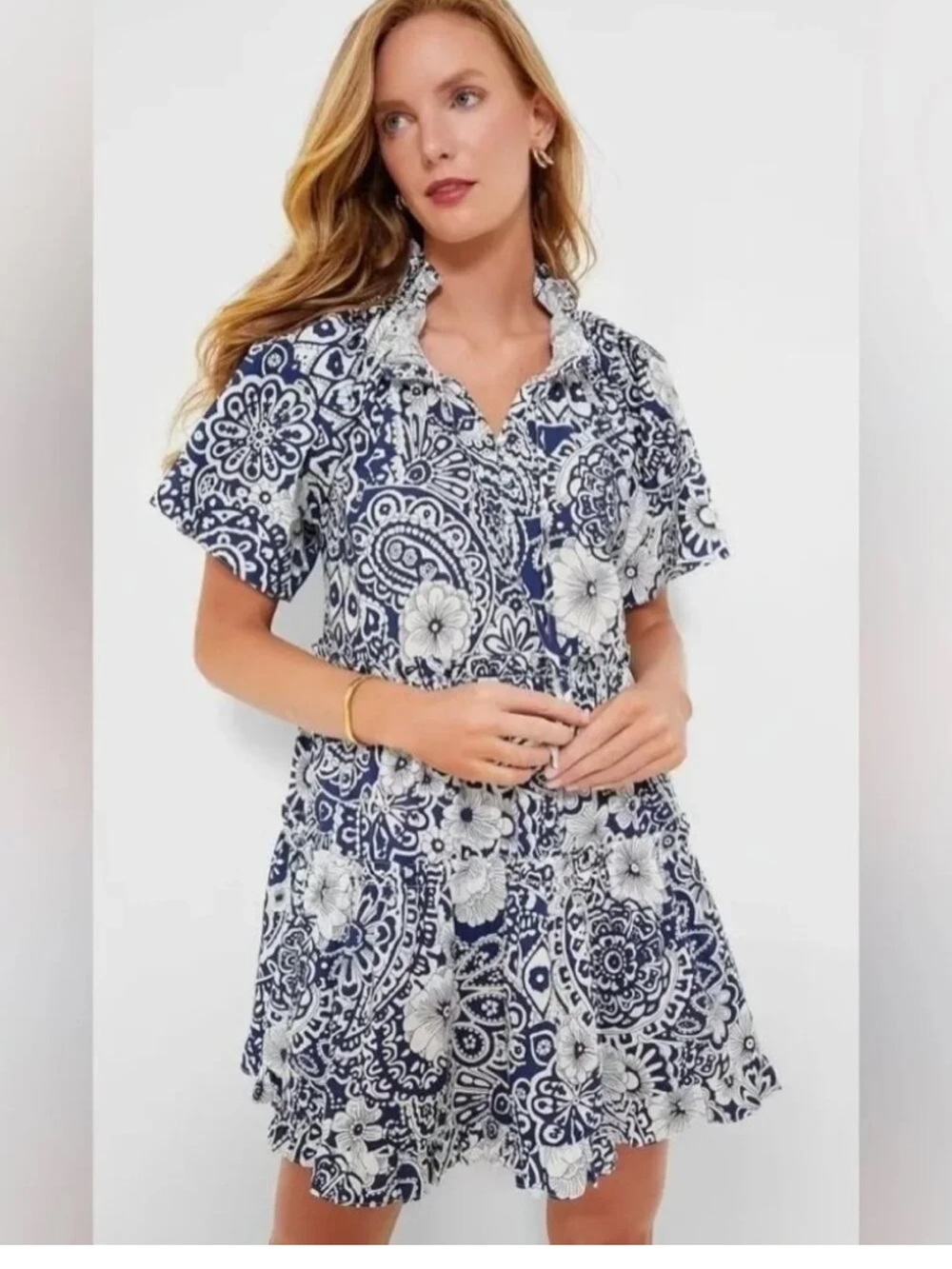 Hyacinth House Thea tiered mini dress